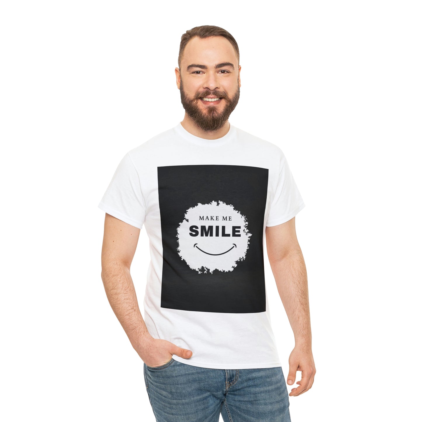 Make me smile Your Style with Our Custom Printed Tee Unique Design Comfortable Fit and Personalized for You.  color, funny tshirt tee shirt